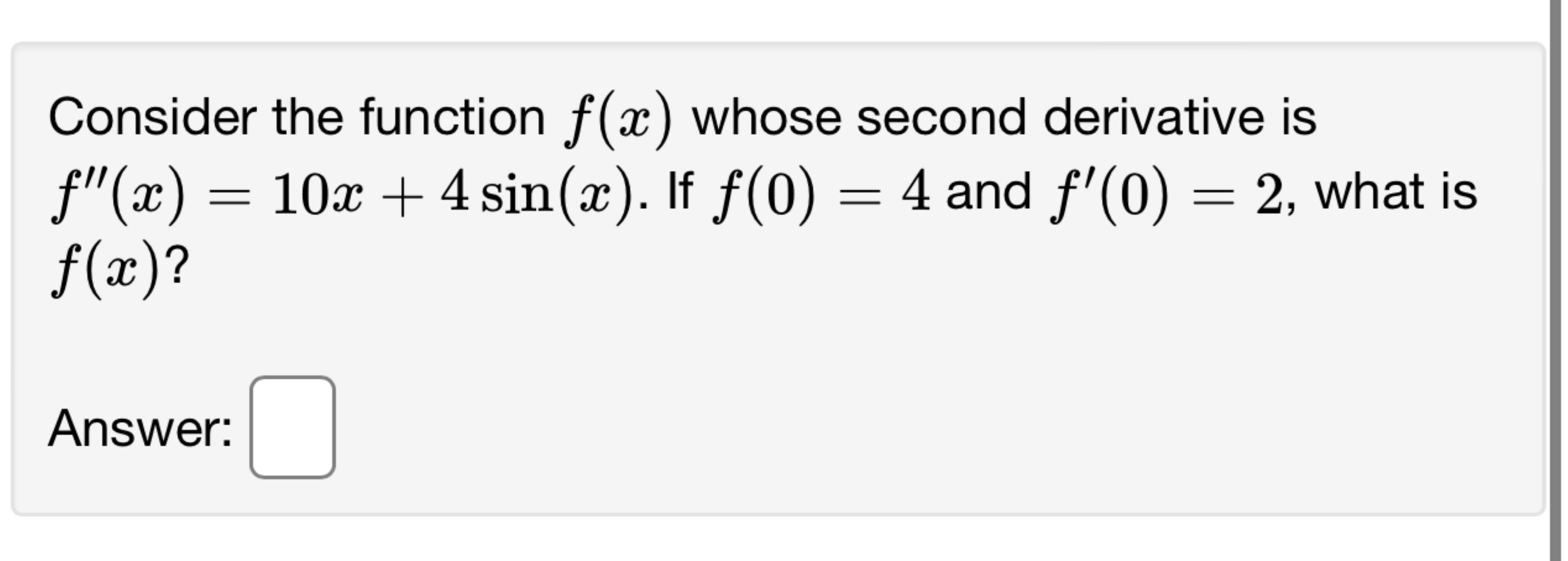 solved-consider-the-function-f-x-whose-second-derivative-chegg