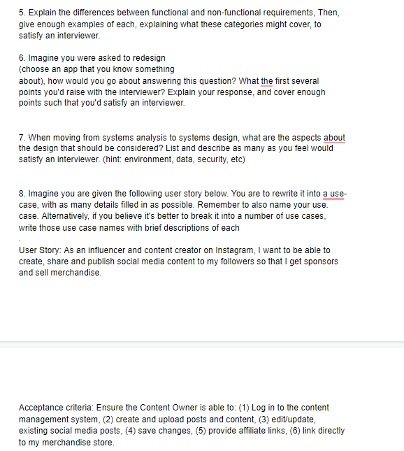 Solved 5. Explain the differences between functional and | Chegg.com