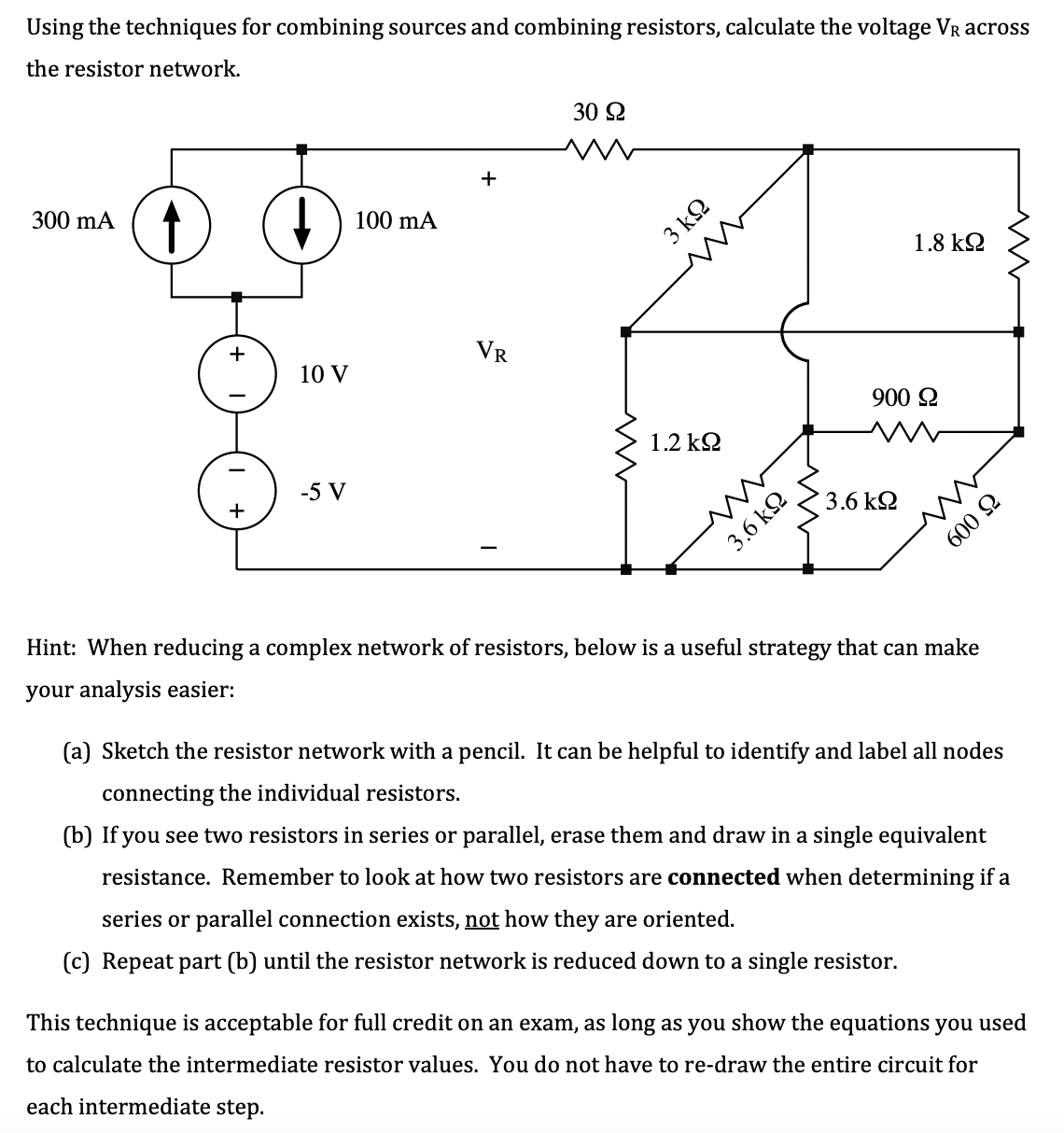 Solved Using the techniques for combining sources and