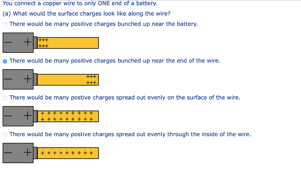 Solved You connect a copper wire to only ONE end of a