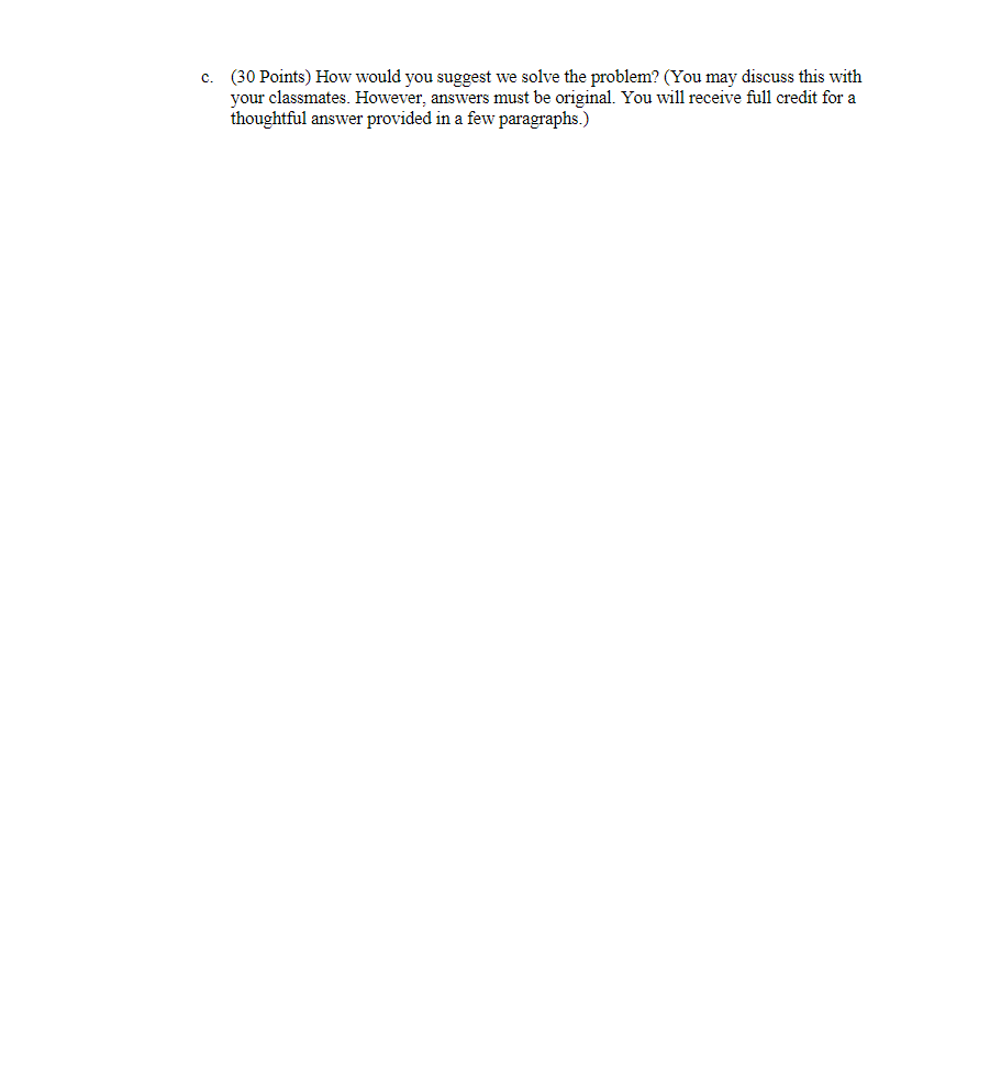 Solved Short Answer - Please write the answer in the SPACE | Chegg.com