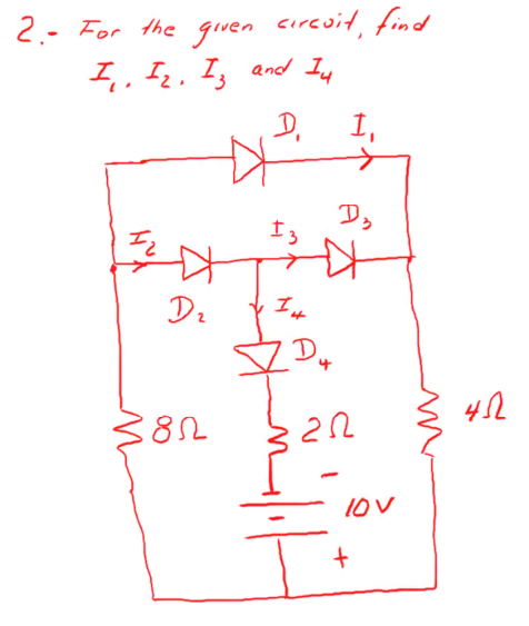 Solved 2.. 1. For the given circuit, find I. Iz. Iz and I 1 | Chegg.com