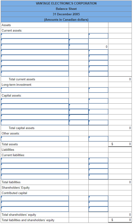 Solved The following trial balance was prepared by Vantage | Chegg.com