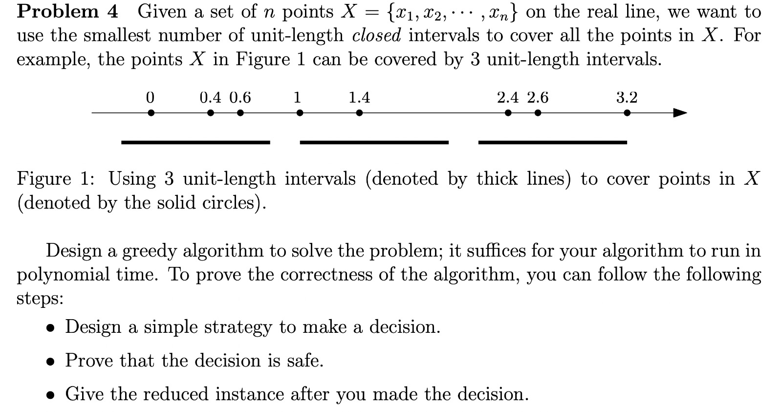 Solved {21, 22, > Problem 4 Given a set of n points X Xn} on | Chegg.com