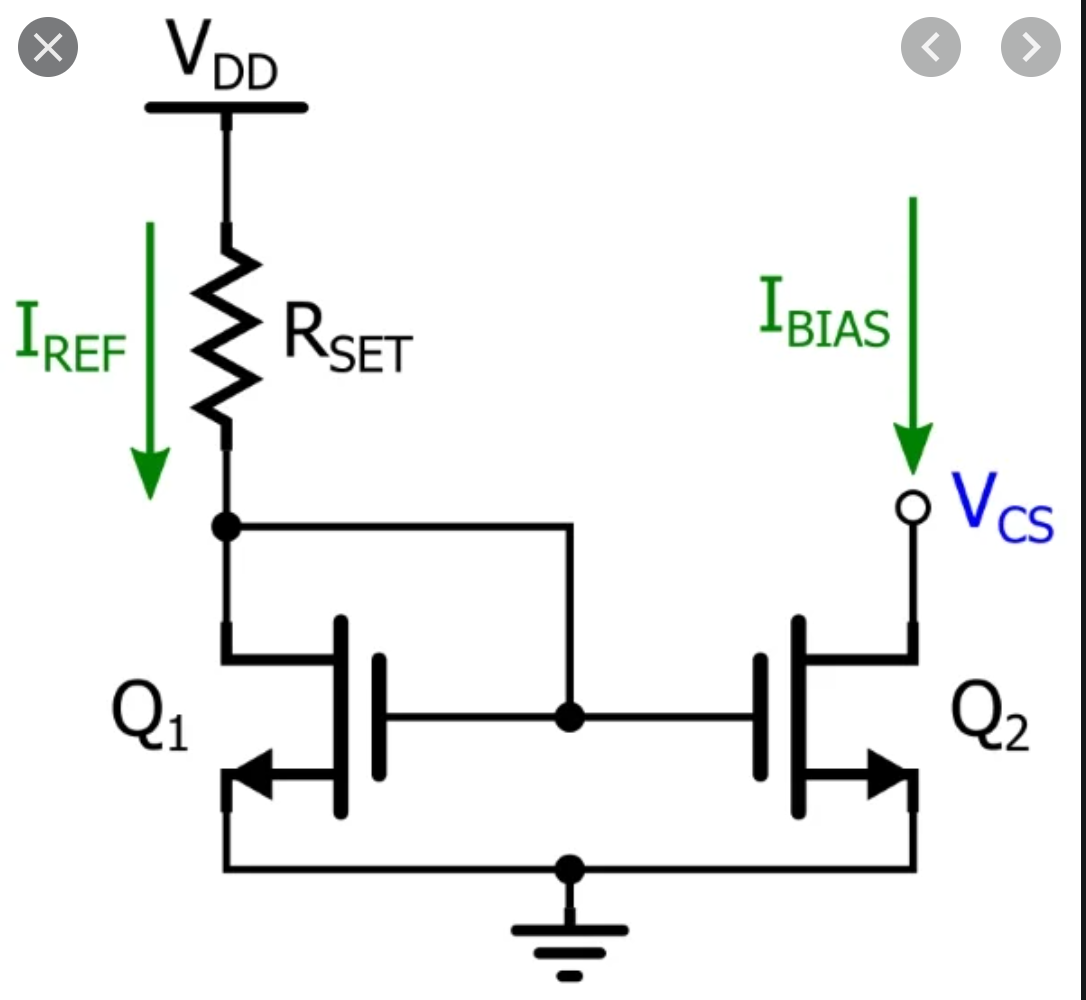 Solved Nmos Current Mirror How Would I Find Minimum Chegg