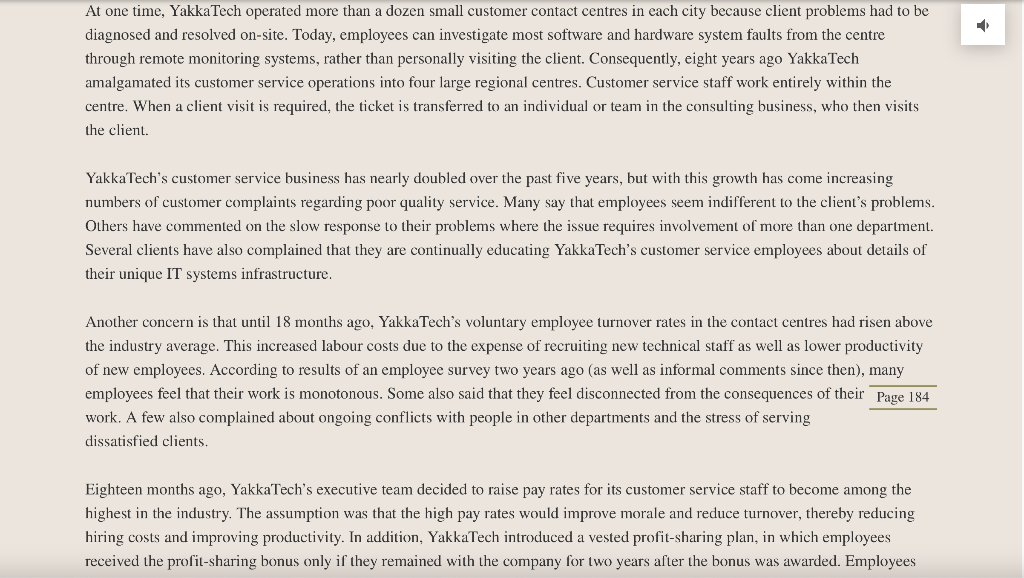 Solved Case Study YAKKATECH LTD. by Steven L. McShane,