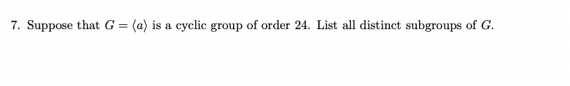 Prove that a group of order 3 must be cyclic picture