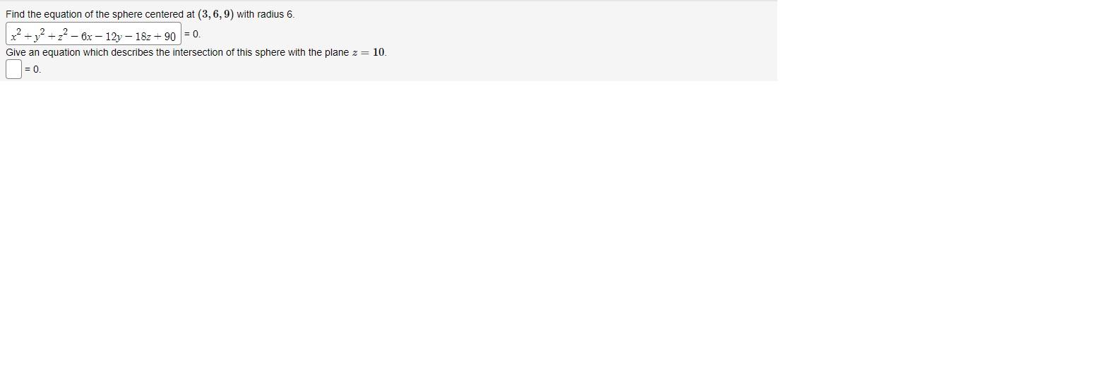 Solved I have the first part of the problem correct. Just | Chegg.com
