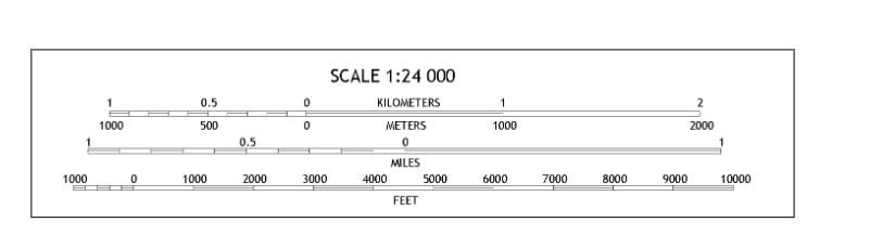 Solved Using the map and scale from the previous page, | Chegg.com