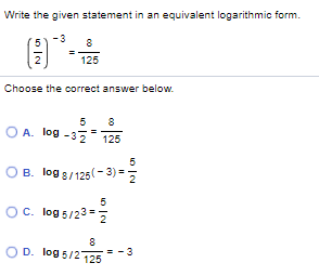 Solved Write the given statement in an equivalent | Chegg.com