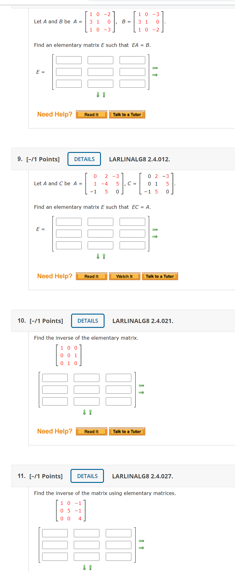 Solved Let A And B Be A = 1 0 -2 3 1 0 1 0-3 B = 1 0-3 3 1 0 | Chegg.com