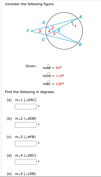 Solved Consider The Following Figure. A D F 3 2 4 5 E C B | Chegg.com