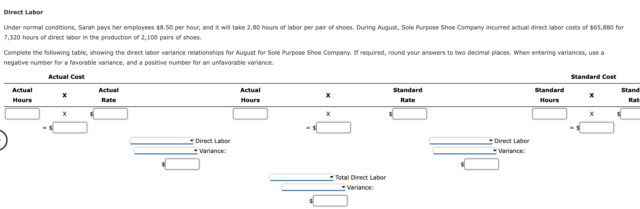 Solved Sole Purpose Shoe Company Sole Purpose Shoe Company