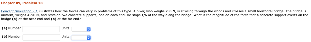 Solved Chapter 09, Problem 13 Concept Simulation 9.1 | Chegg.com