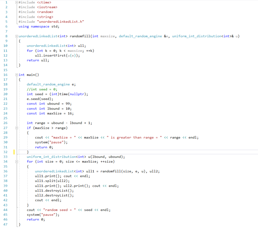 The split function splits the list into 2 equal or | Chegg.com