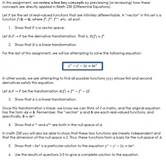 Solved In this assignment, we review a few key concepts by | Chegg.com
