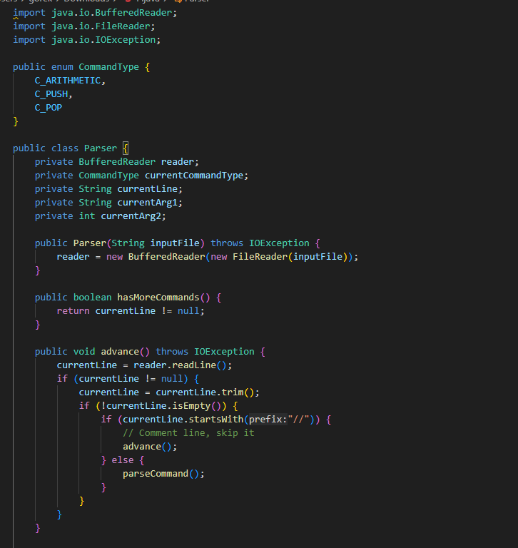 Solved Exception in thread “main” java.lang.error: | Chegg.com