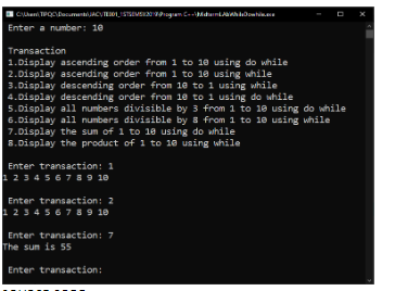 Solved INSTRUCTION: Write a program the will let the user to | Chegg.com