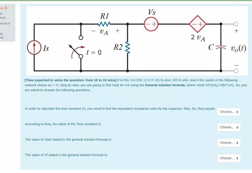 Solved Tion 1 Et Ered Vs Ed Out Of Ri W Va Ag Son 2 Va Chegg Com