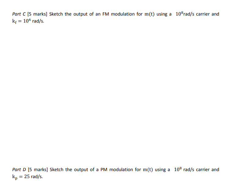 Solved This question focuses on sketching continuous wave | Chegg.com