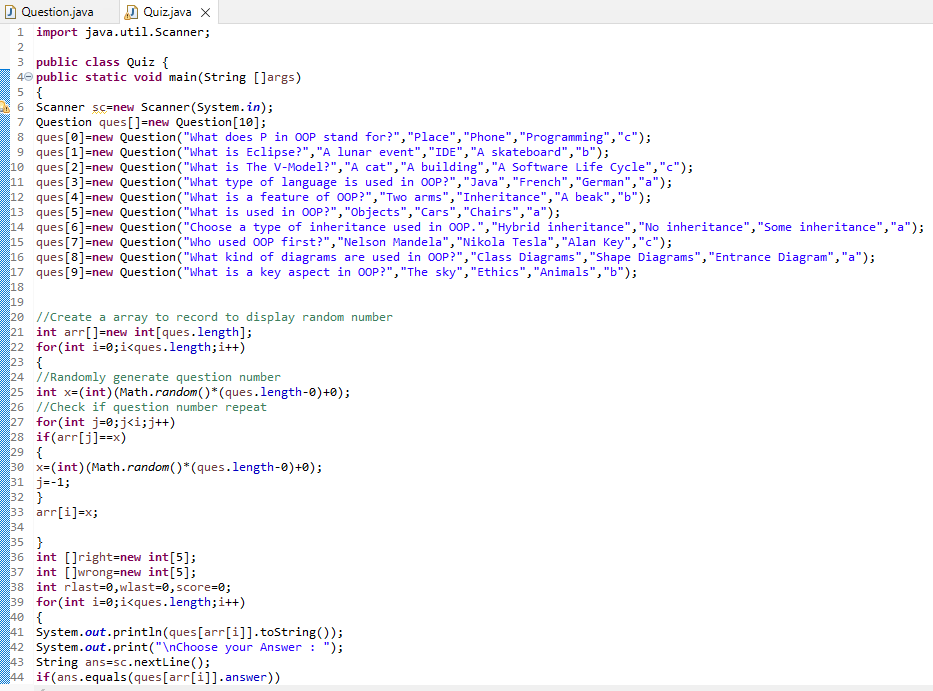 Solved Based on the example done in class, develop a Java | Chegg.com