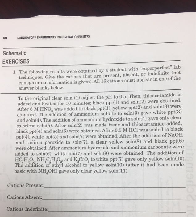 health chemistry laboratory experiments pdf