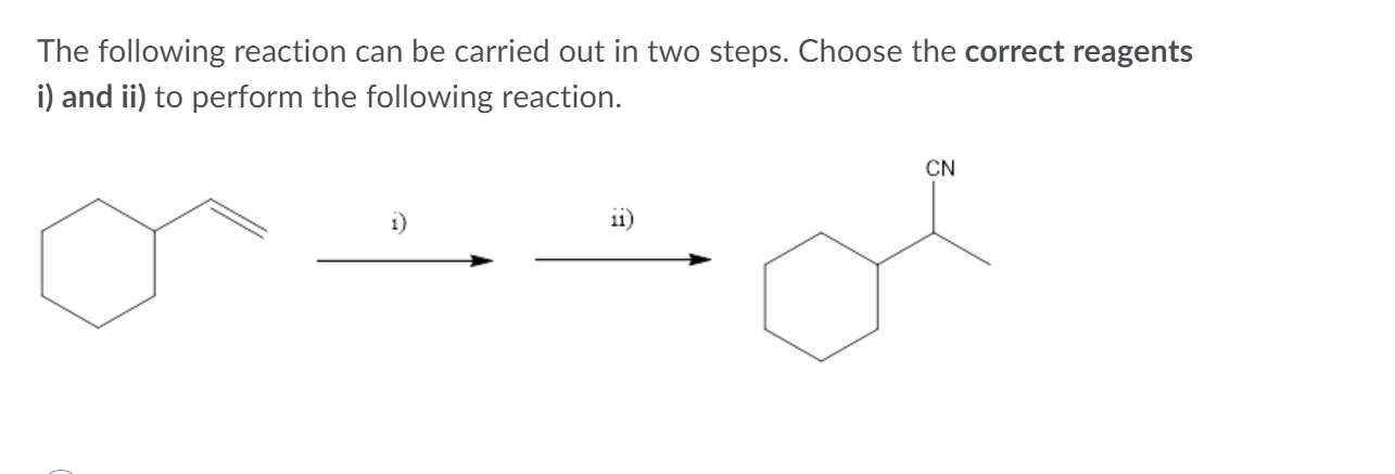 Solved The following reaction can be carried out in two | Chegg.com
