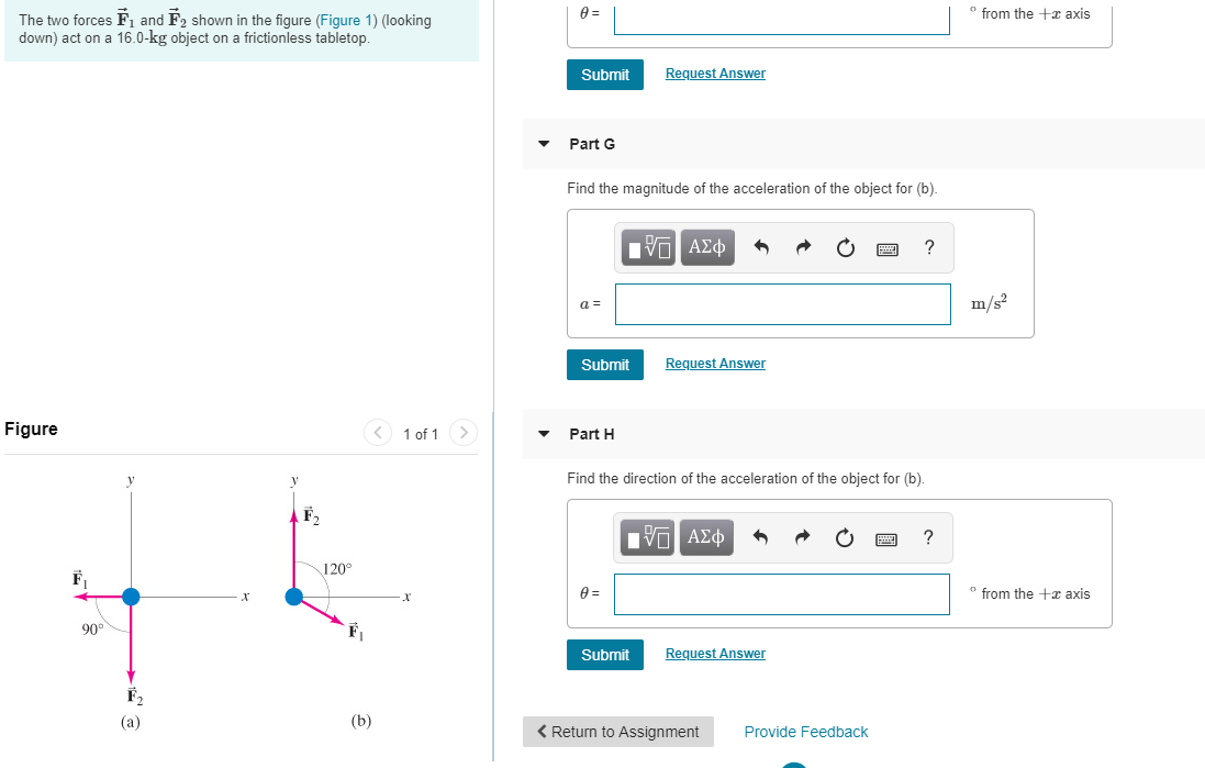 Solved Problem 4.37 The two forces Fi and F2 shown in the | Chegg.com