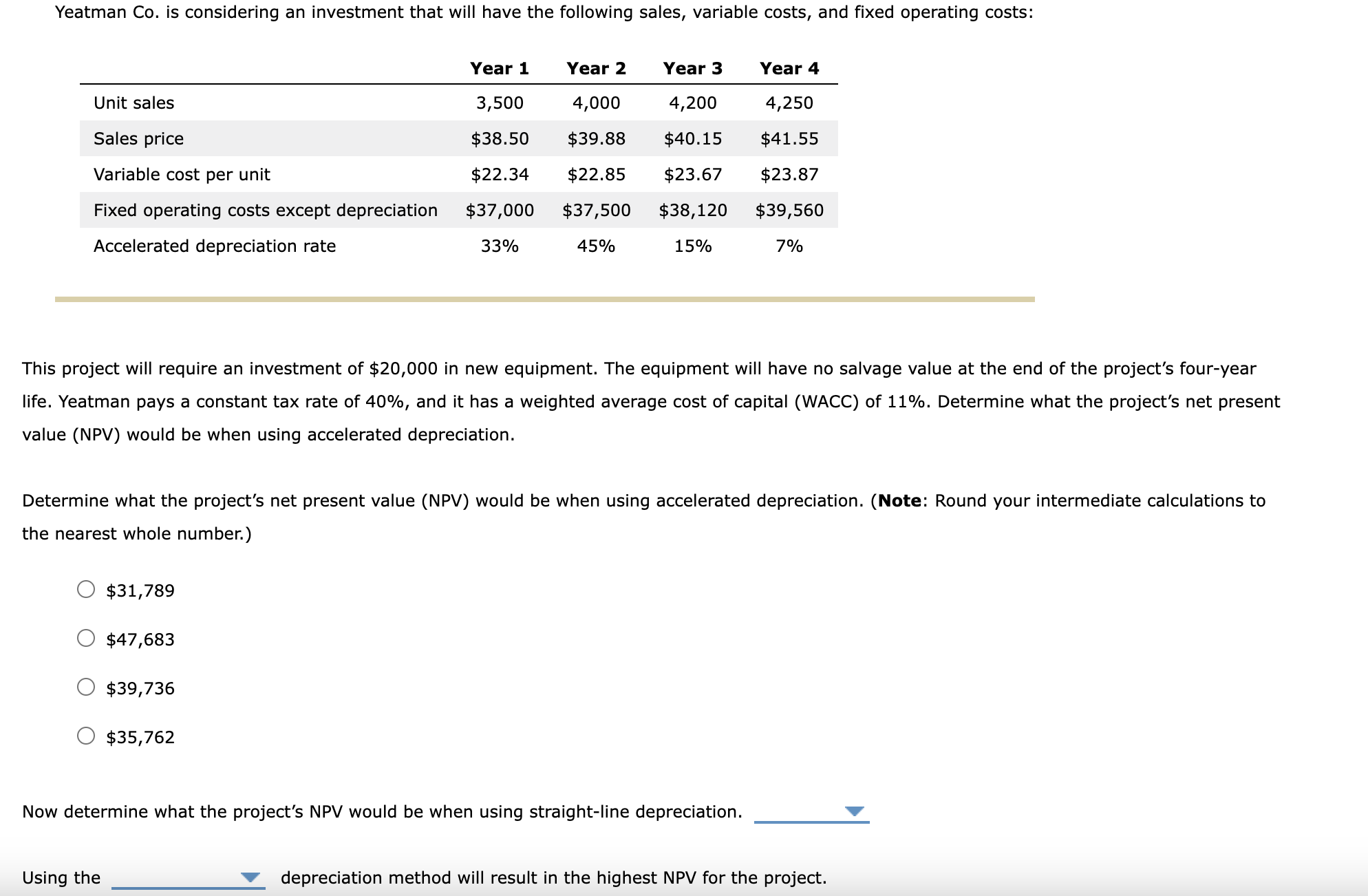 Solved Finance. BLANK OPTIONS: | Chegg.com