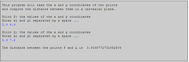 Solved (in Java) Write a program to print to compute the | Chegg.com