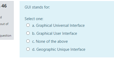 Solved -45 One of the following is not an input device of | Chegg.com