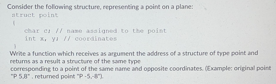 Solved Consider the following structure, representing a | Chegg.com