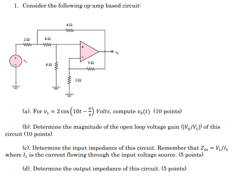 Solved Given that / = 4 amps when Vs = 40 volts and Is = 4