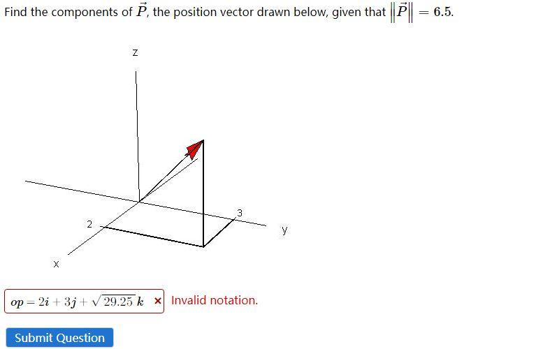 solved-find-the-components-of-p-the-position-vector-drawn-chegg