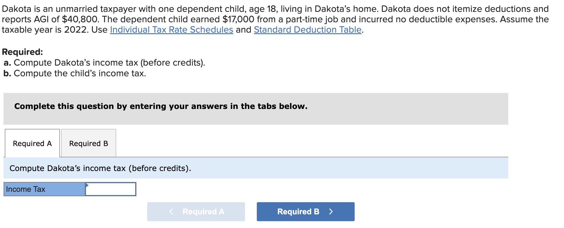 Dependent Child Age