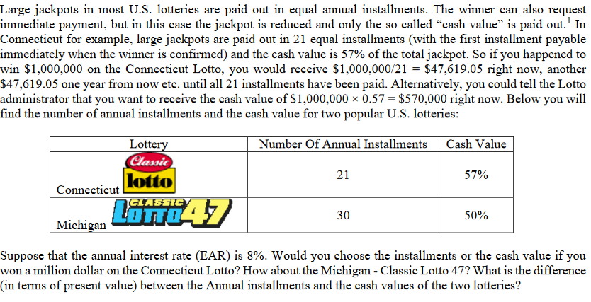 Connecticut lottery deals classic lotto