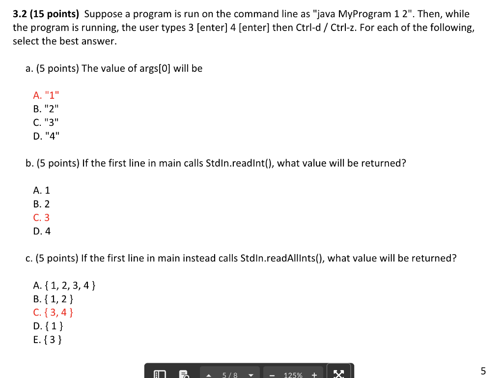 Solved java! show all the explain all the solution with step | Chegg.com