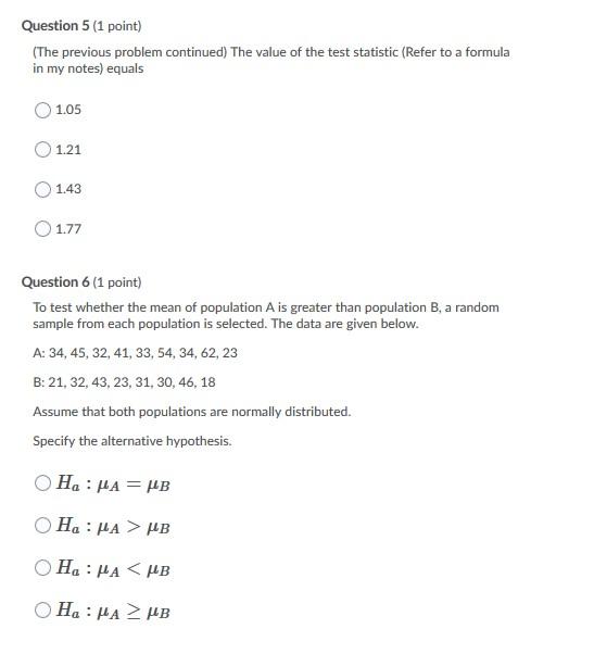 Solved Question 1 (1 point) Saved A study published in 2008 | Chegg.com