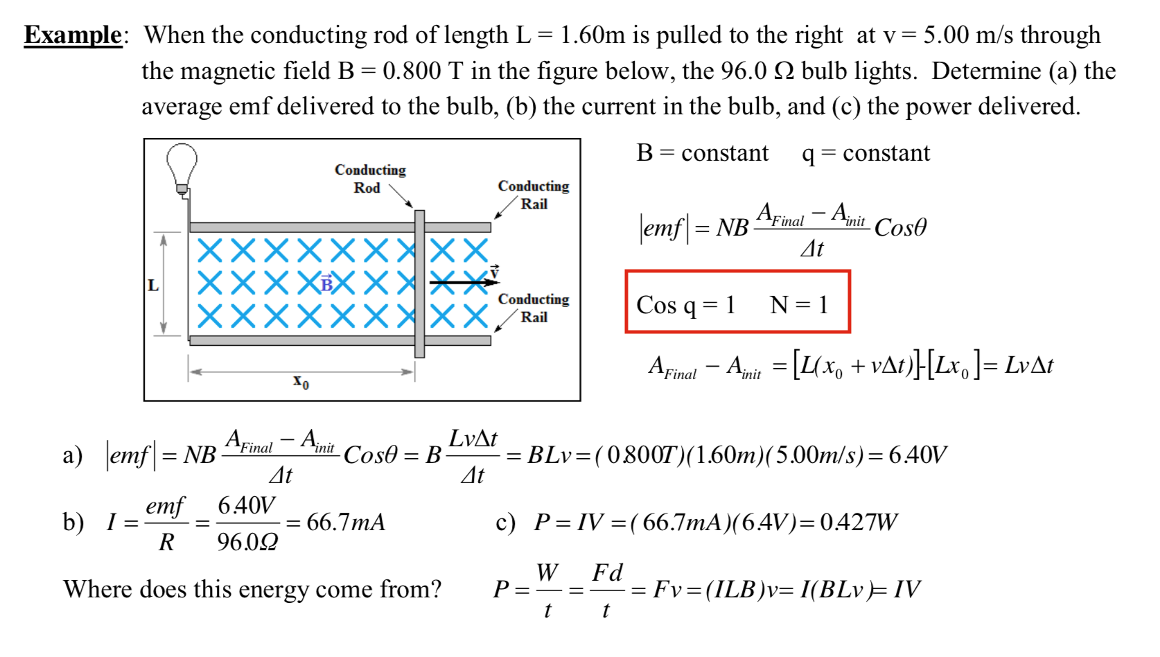 Solved Please Explain Where The Cosq 1 And The N 1 Te Chegg Com