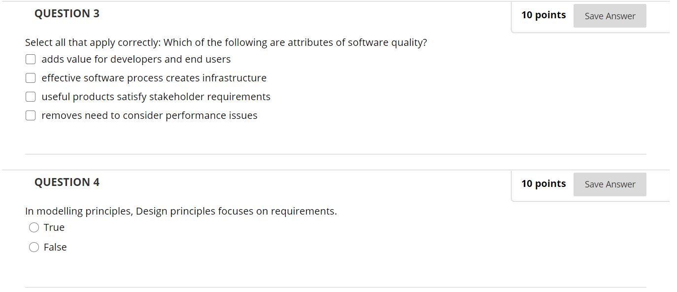Solved QUESTION 1 10 points Save Answer Which of the | Chegg.com