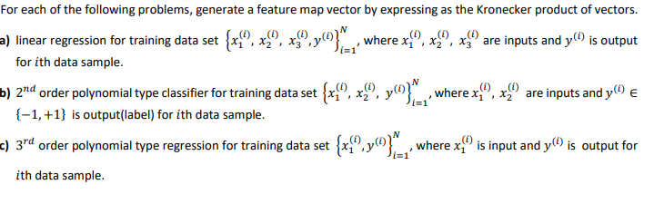For each of the following problems, generate a | Chegg.com