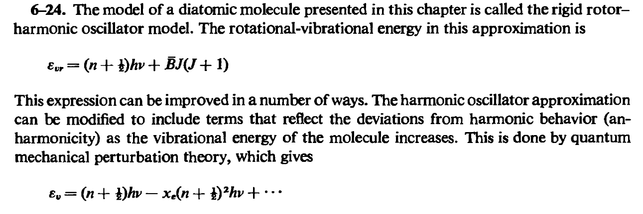 Solved 6-24. The model of a diatomic molecule presented in | Chegg.com