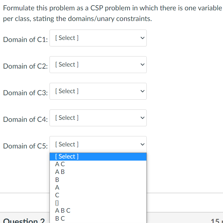 Solved You are in charge of scheduling for computer science | Chegg.com