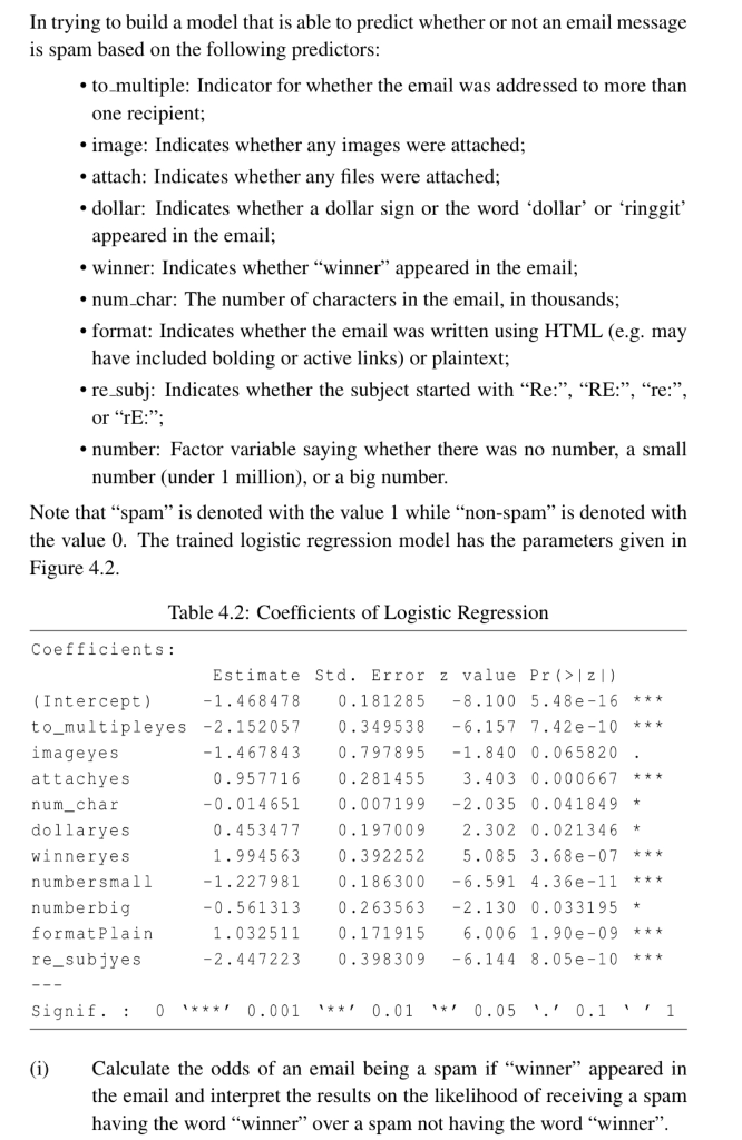 Solved In Trying To Build A Model That Is Able To Predict | Chegg.com