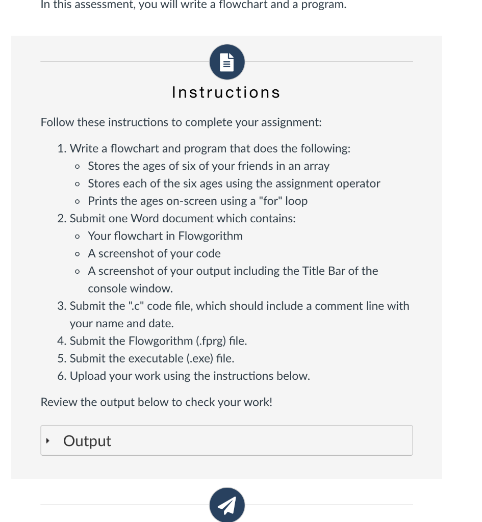 Solved In this assessment, you will write a flowchart and a | Chegg.com