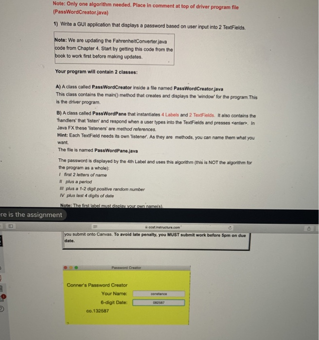 Solved Note: Only one algorithm needed. Place in comment at | Chegg.com