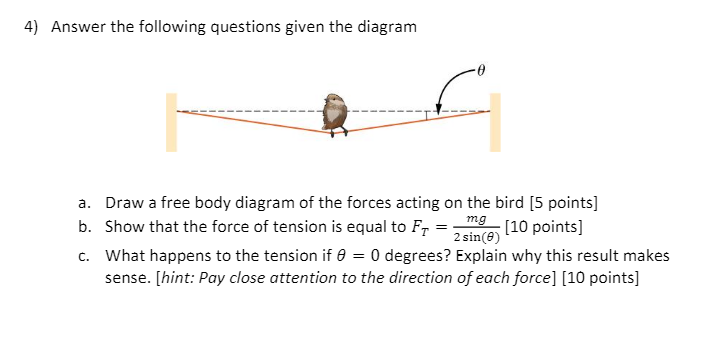 Solved 4) Answer The Following Questions Given The Diagram | Chegg.com