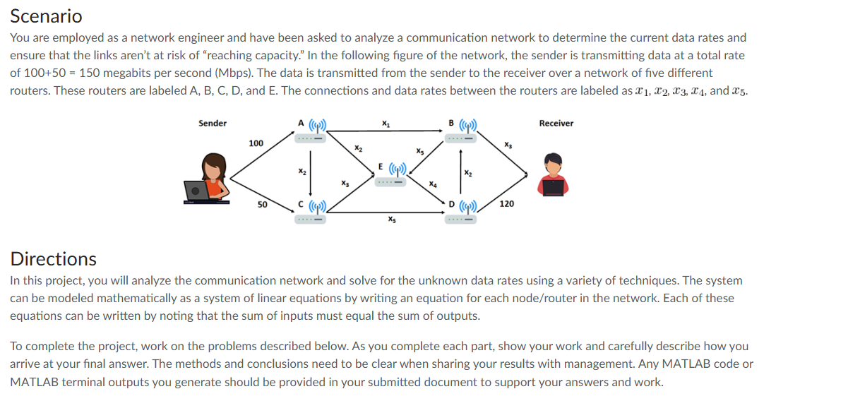 Solved ScenarioYou are employed as a network engineer and | Chegg.com