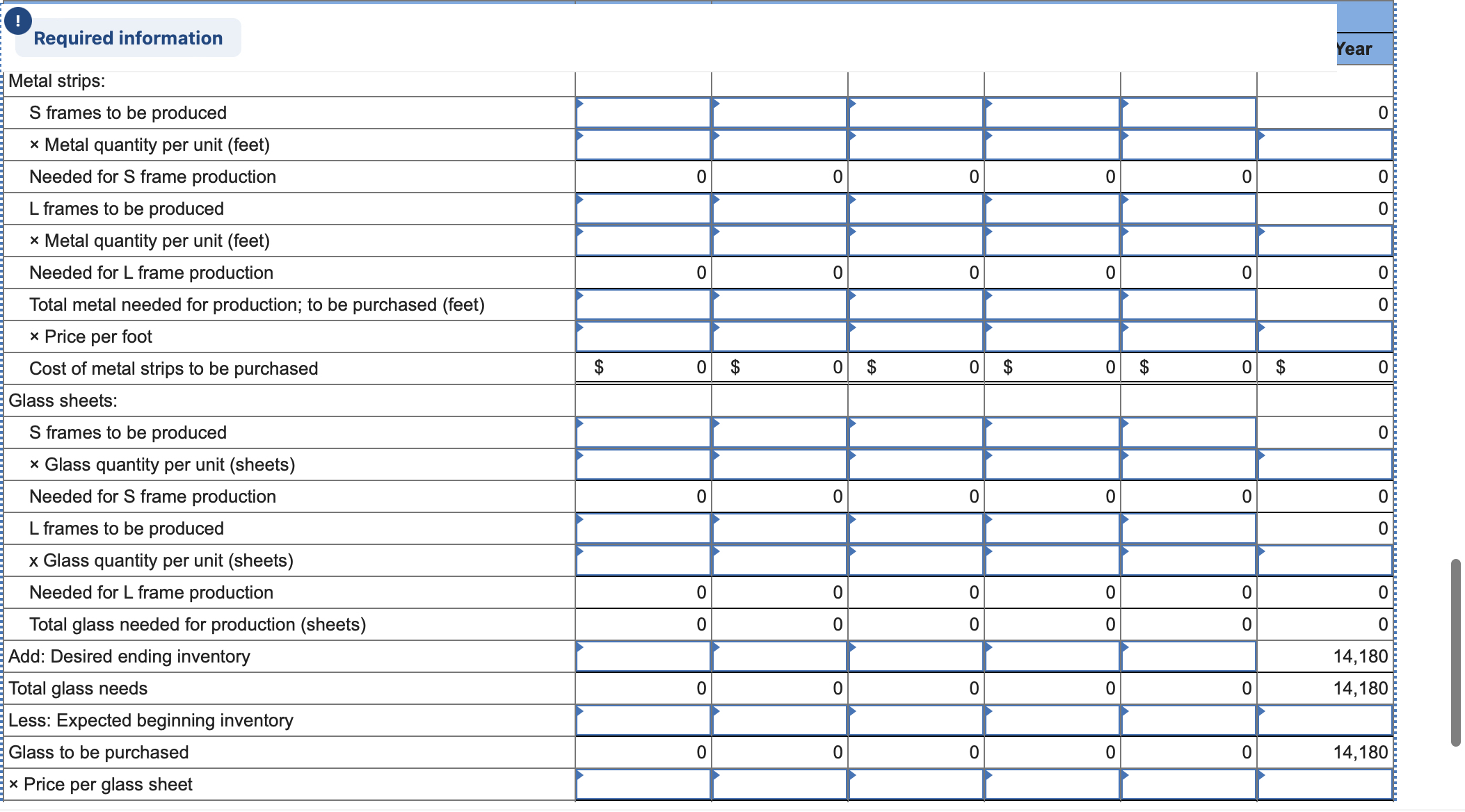 Solved Prepare the directmaterial budget. Jeffrey Vaughn,