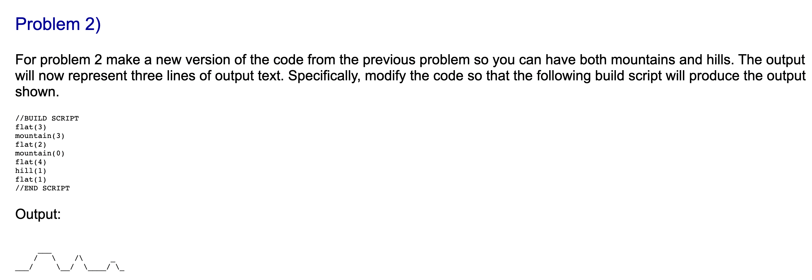 Solved For problem 1 modify this code so that it uses the | Chegg.com